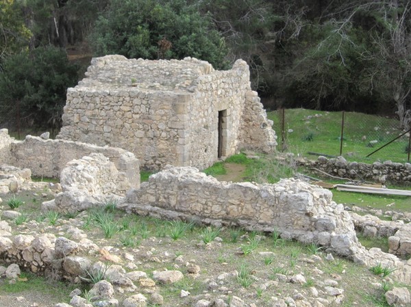 Pyrgos tis Rigainas (Queen's Tower), längs Aphrodite trail, Akamas peninsula.