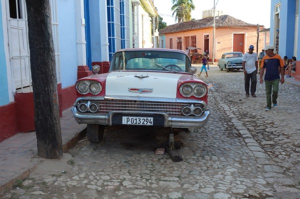 Gatuscen i centrala Trinidad.