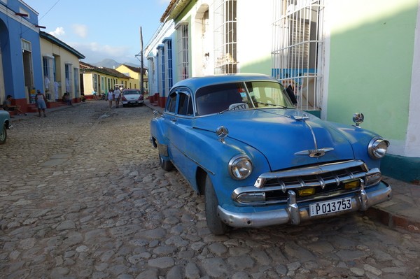 Gatuscen i centrala Trinidad.