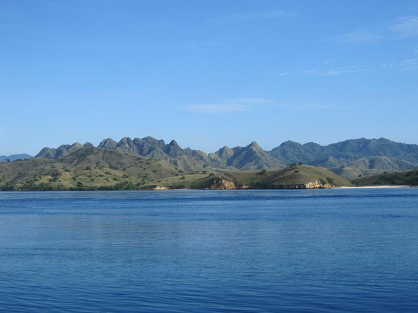 Komodo island inom synhåll!