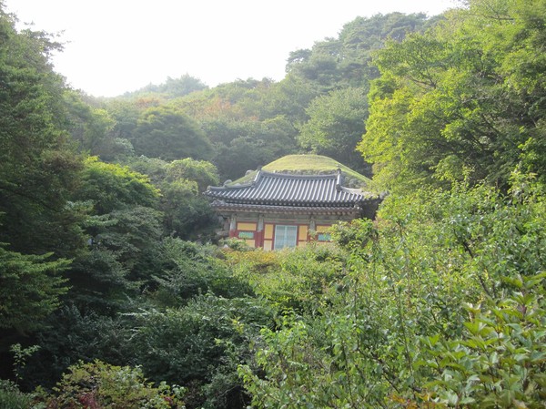 Den i Korea så berömda Seokguram Grotto. Innehåller en stor Buddha som tittar ut över Sea Of Japan, eller Sea Of Korea om du frågar en Korean!