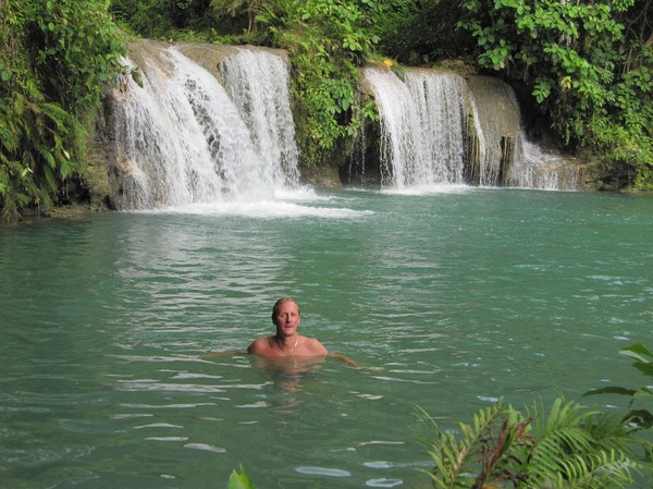 Stefan, Cambugahay falls, Siquijor.