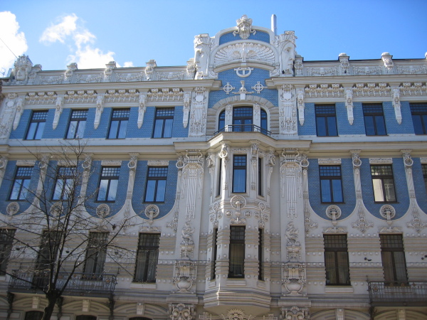 Tysk Art Nouveau-arkitektur, Riga.