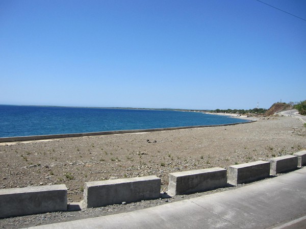 National Highway mellan San Juan, La Union och Vigan, Ilocos Sur.