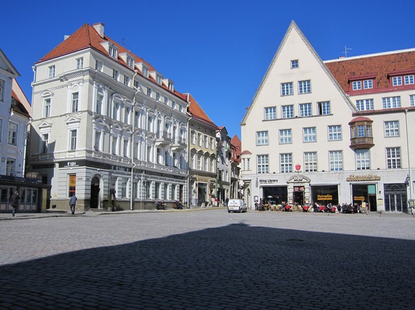 Raekoja plats, gamla staden, Tallinn.