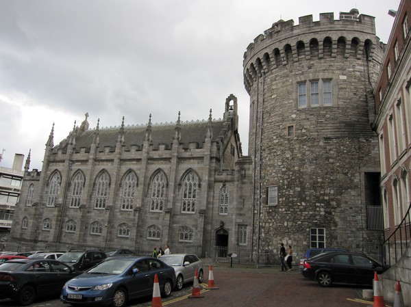 Del av Dublin Castle, Dublin, Irland.