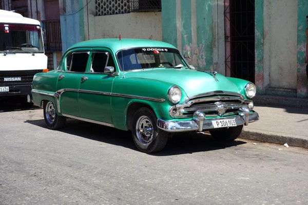 En gammal Dodge, Centro Habana, Havanna.