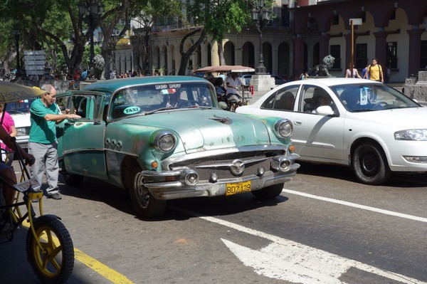 Gamla slitna jänkare, Centro Habana, Havanna.