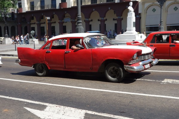 Gamla slitna jänkare, Centro Habana, Havanna.