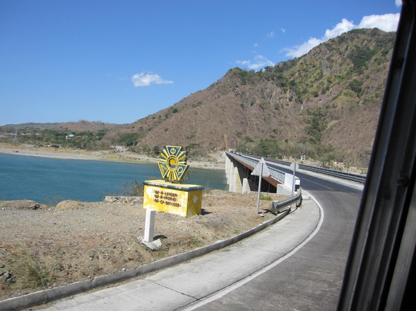 National Highway mellan San Juan, La Union och Vigan, Ilocos Sur.