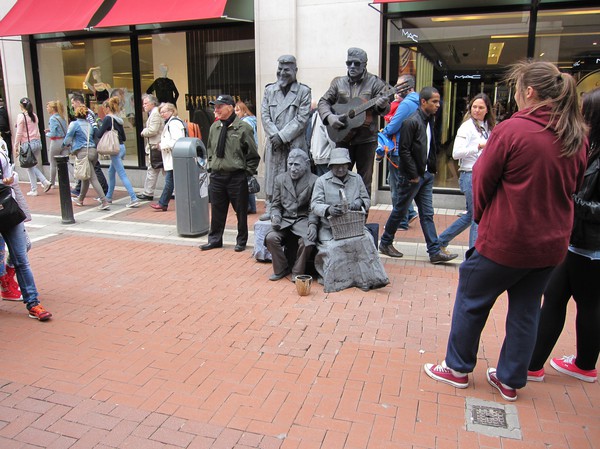 Idel kändisar, Grafton Street, Dublin, Irland.