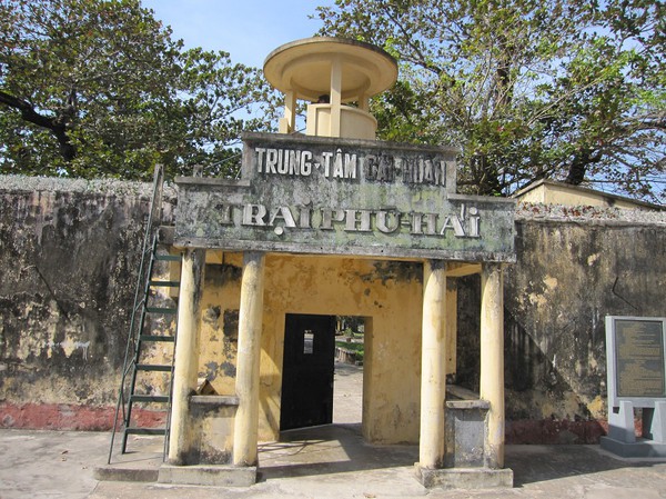 Phu Hai prison, det största av öns elva fängelser, Con Son town.