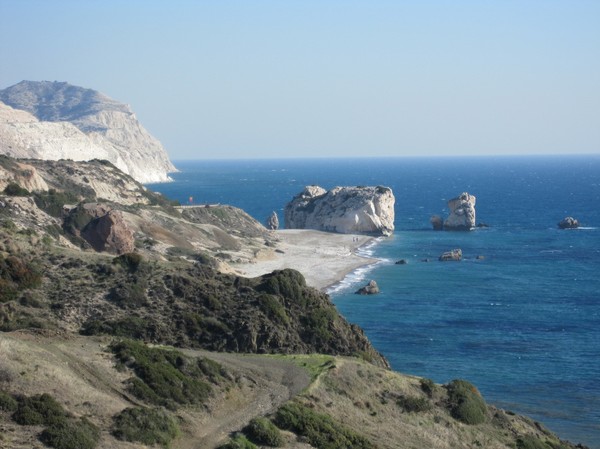 Aphrodite's Rock på Cyperns sydkust.