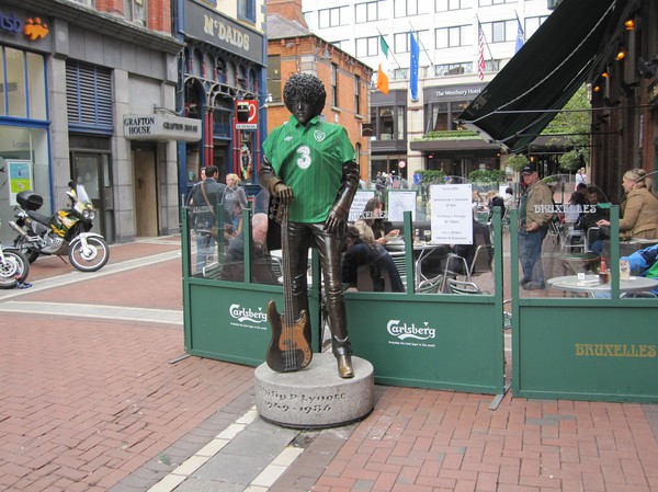 Phil redo för EM i fotboll, Dublin, Irland.