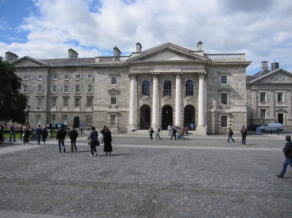 Trinity college, ett av västeuropas äldsta grundat 1592, Dublin, Irland.