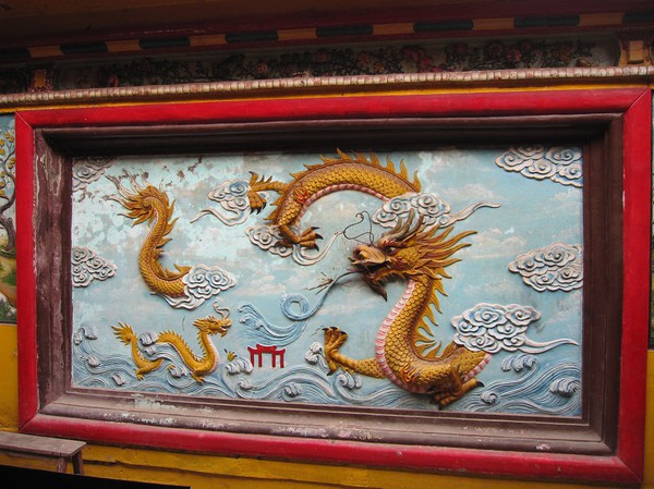 Inuti Quan Am pagoda, Cholon.