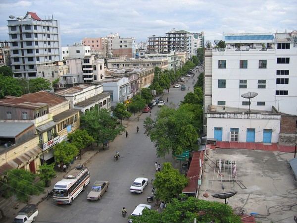 Gatuscen i Mandalay.