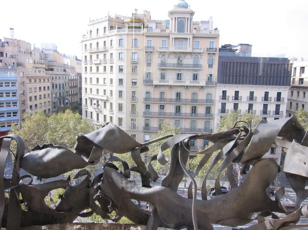 Balkongräcke La Pedrera (Casa Milà), Barcelona.