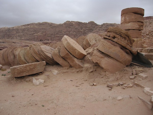 Del av Petra great temple.