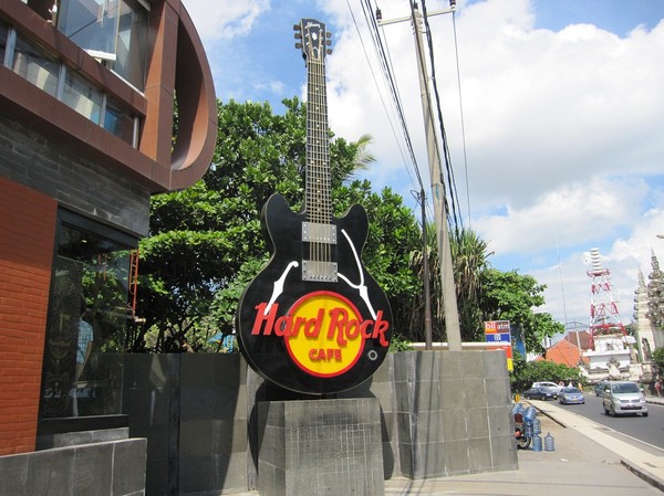 Hard rock café, Kuta beach, Bali.