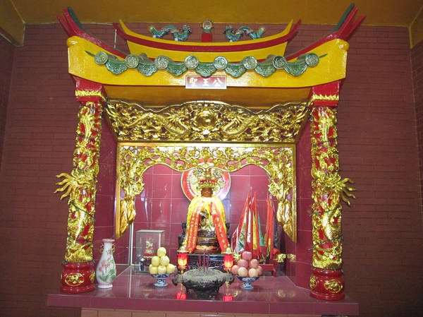 Inuti Quan Am pagoda, Cholon.