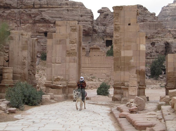 Nabataean monumental gate, Petra.