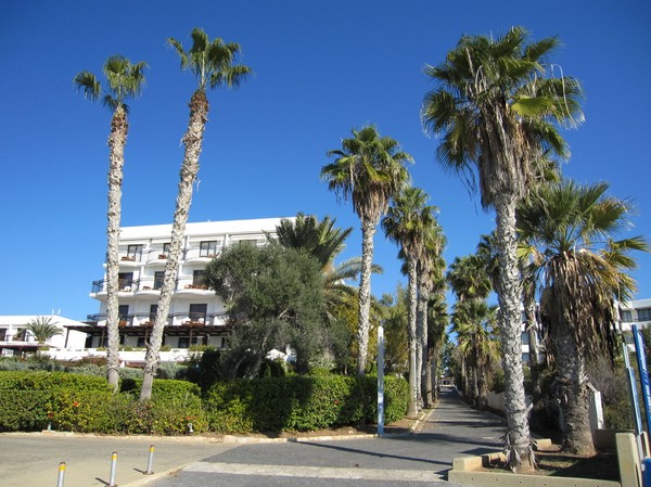 Strandpromenaden i Pafos, Cypern.