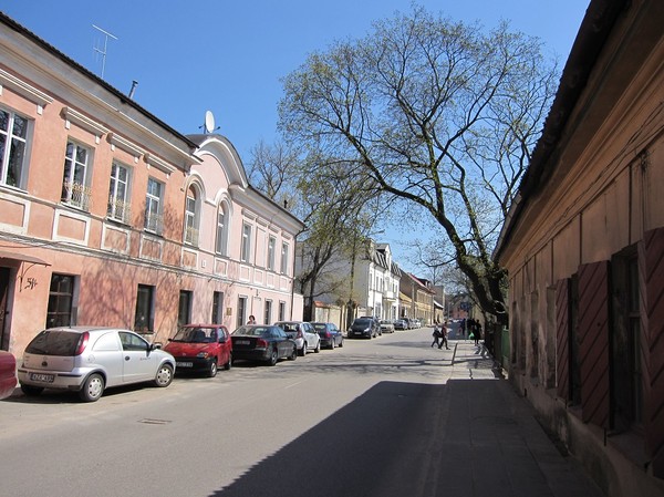 Gatuscen i Užupis, Užupis, Vilnius.