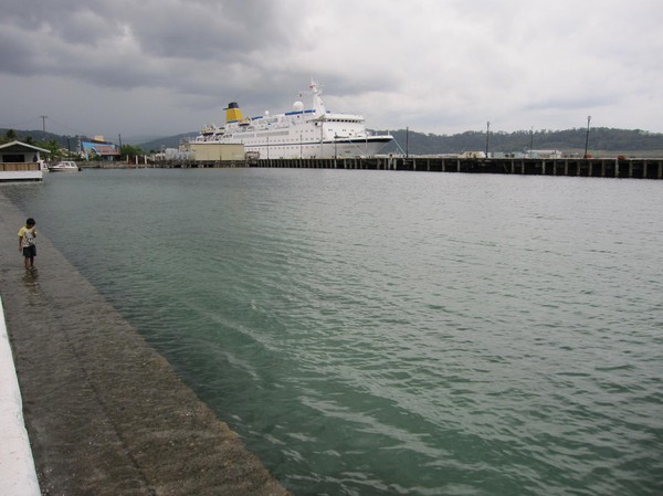 Hamnen i Subic Bay Freeport Zone.