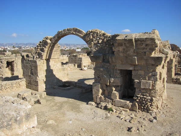 Saranta Kolones Fortress, Pafos archeological site.