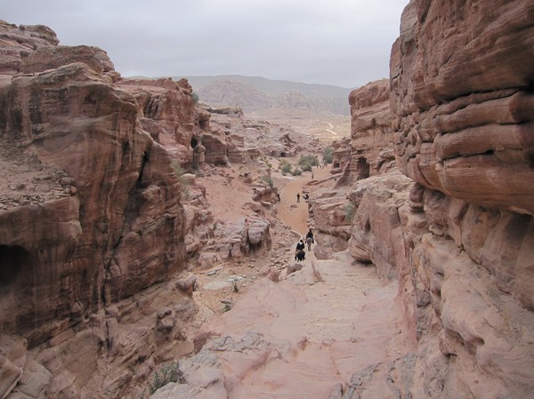 På väg upp till Ad-Deir (Monastery), Petra.