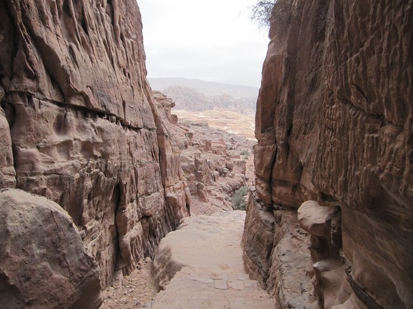 På väg upp till Ad-Deir (Monastery), Petra.