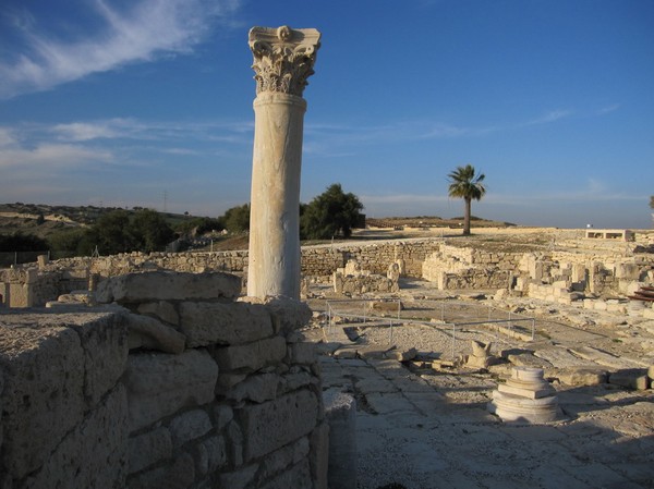 Det antika Kourion, Cyperns sydkust.