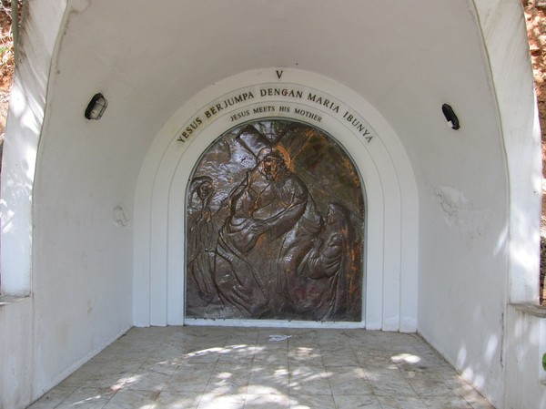 Promenaden ut till Cristo Rei (jesusstatyn några kilometer öster om Dili).