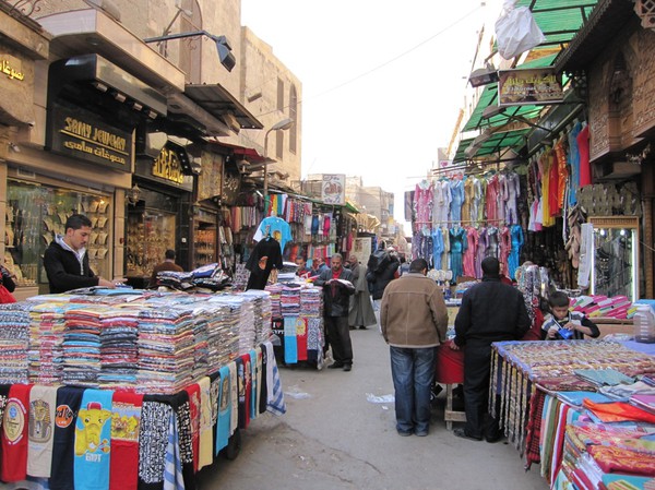 Bazaar i islamic Cairo, Kairo.