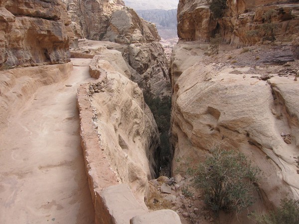 På väg upp till Ad-Deir (Monastery), Petra.