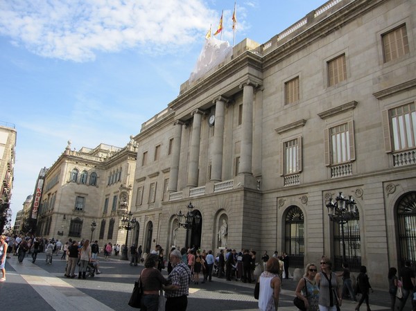 Plaça de Sant Jaume, La Ribera, Barcelona.