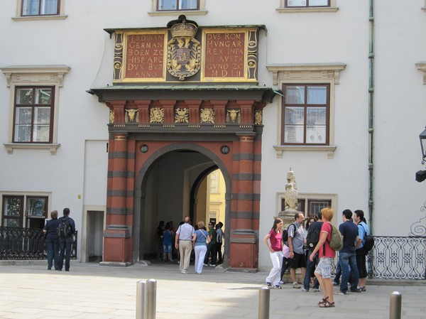 Swiss gate, In Der Burg, Wien.