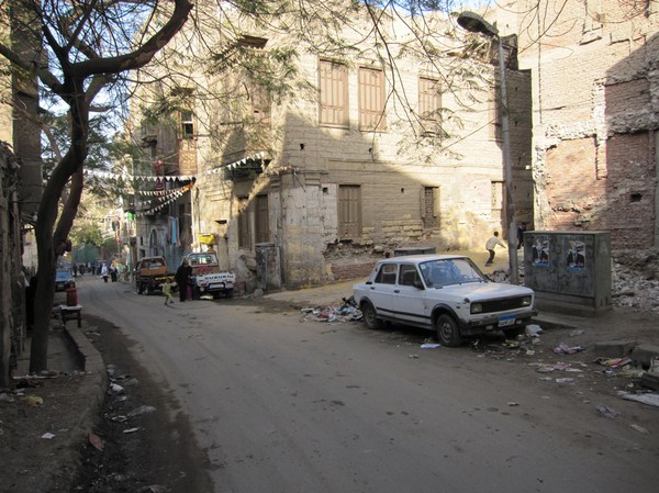 Gatuscen i närheten av Citadel, Kairo.