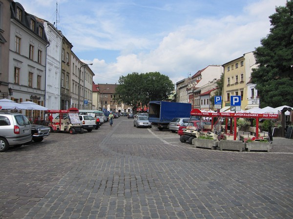 Centrum i judiska kvarteret, Kazimierz, Krakow.