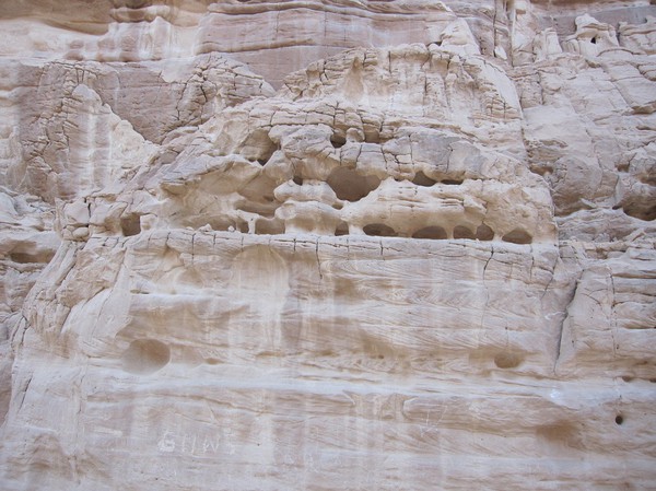 Promenad längs White Canyon.