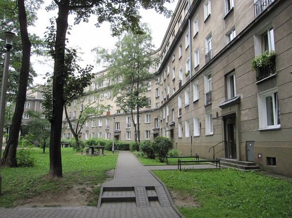 Bebyggelse i Nowa Huta, Krakow.