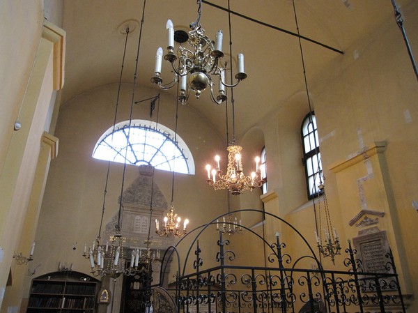 Inuti Remuh synagogue, judiska kvarteret, Kazimierz, Krakow.