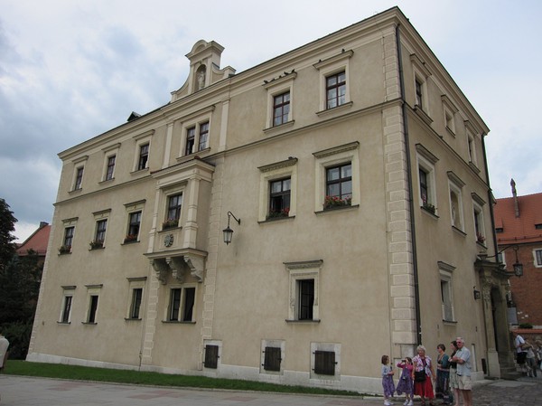 Uppe i Wawel Royal Castle, Krakow.