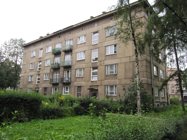 Bebyggelse i Nowa Huta, Krakow.