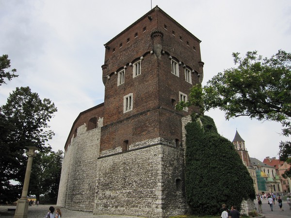 Uppe i Wawel Royal Castle, Krakow.