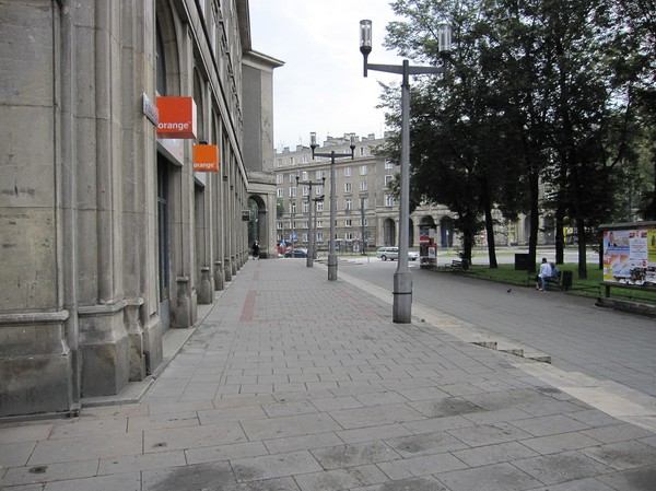 Vid Plac Centralny, även kallad Lenin square, Nowa Huta, Krakow.