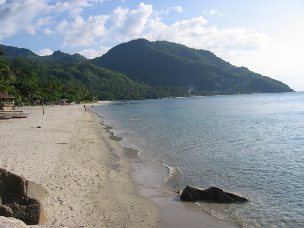 Aninuan Beach, Mindoro, Filippinerna.