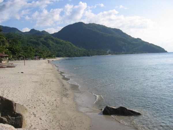 Aninuan Beach, Mindoro, Filippinerna.