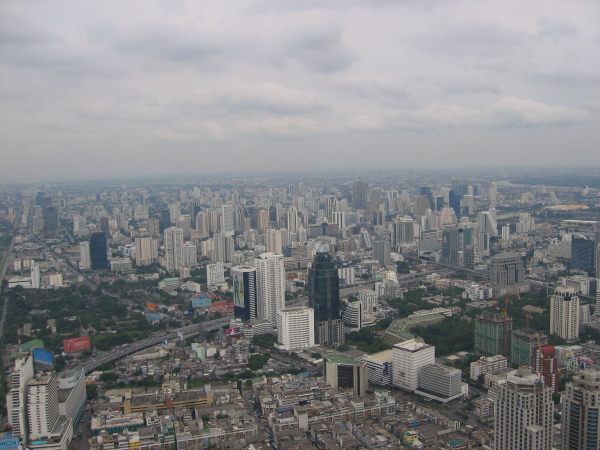 Bangkok skyline från Baiyoke Tower.